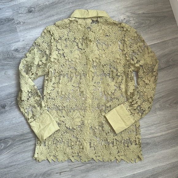 💓 joie flower button up lace blouse - Picture 7 of 11